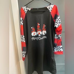 Merry Christmas gnome dress or pajamas